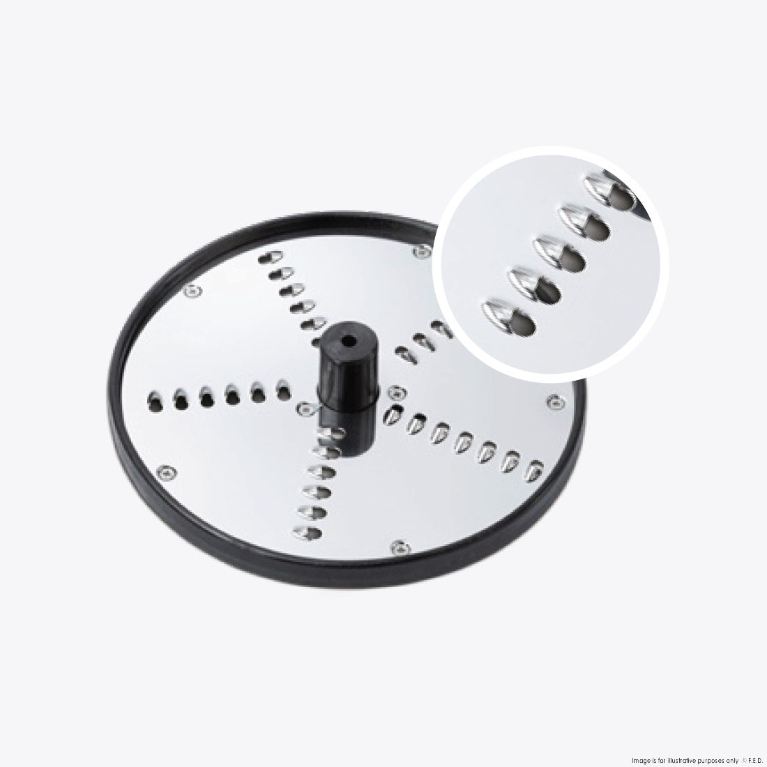 Dito Sama P4U Stainless Steel Grating Disc 7mm DS650207