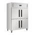Polar Gastro Refrigerator Double Door Upright Stable Door