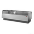 Tecnodom Serie MR80 Black 2480mm Self-serving Deli Display with Storage and Castors - TDMR-0825SELF
