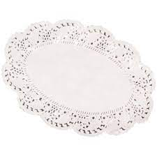 OSLO oval lace doyleys 170x270mm 250pcs