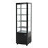 Polar C-Series Energy Efficient Curved Door Display Fridge Black - 86Ltr
