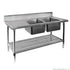 Double Right Handed Sink Bench 1800x600x900mm