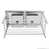 Double Centre Sink Bench 1500x700x900mm