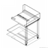 Fagor Stainless Steel Corner Bench w/ Introduction of Baskets by the Right Side E-90D