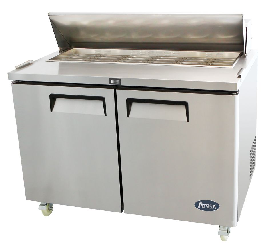 2 DOOR SANDWICH PREP TABLE FRIDGE1530 MM MSF8303