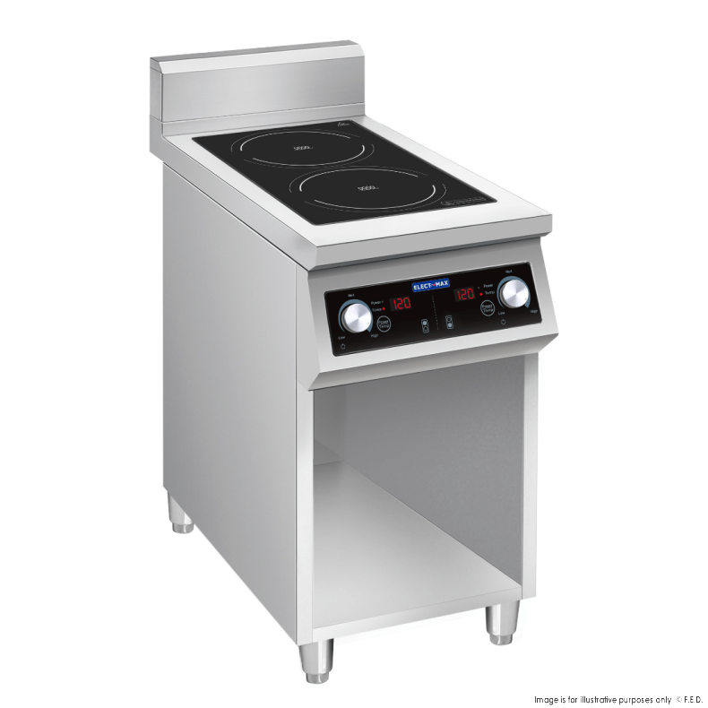 Electmax 700 Series Induction 2-Burner Cooker with Splashback