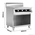 Electmax 700 Series Induction 4-Burner Cooker with Splashback EIC7-800P