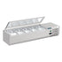Polar G-Series Countertop Prep Fridge with Lid 5x 1/4GN with Hard Stainless Lid