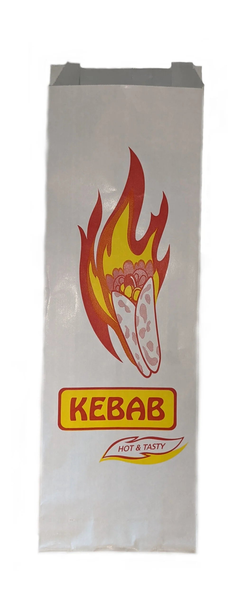 Printed white Foil Kebab Bag 250pc/pk