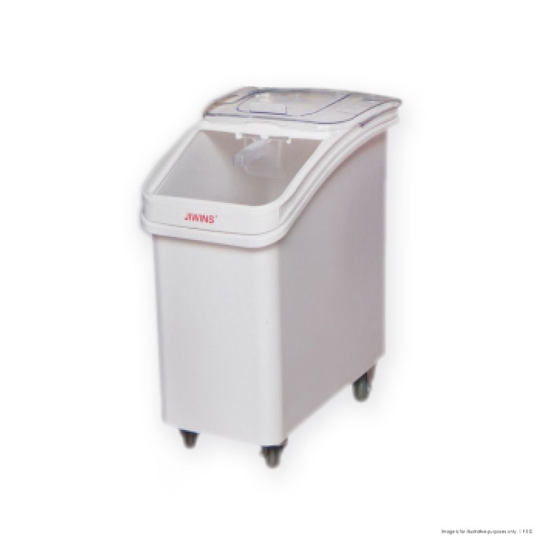 Food and Ingredients Bin on Castors 102L - JW-S102