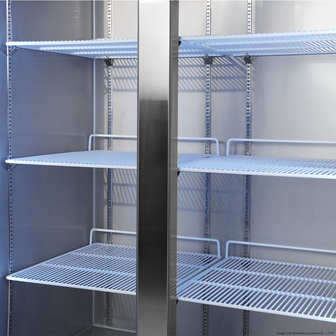 Thermaster Double Door Upright Display Fridge - SUCG1000