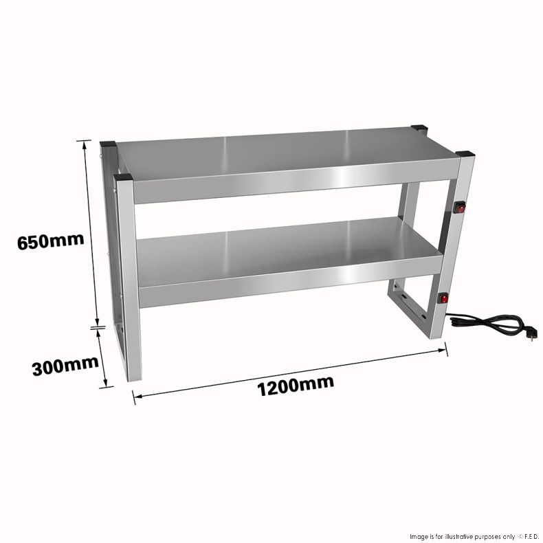 Benchstar Commercial Food Warmer with 6 Lamps – FW6L-122