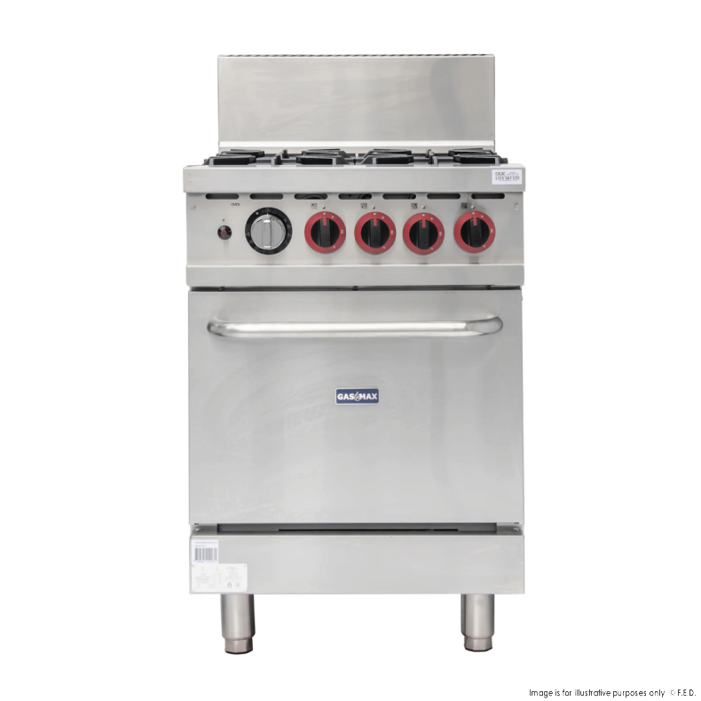 Four gas burner with oven with flame failure 182MJ
