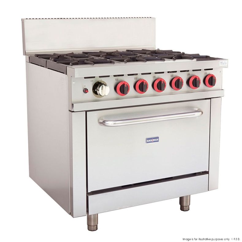 Gasmax 6 Burner With Oven Flame Failure