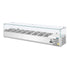 Polar G-Series Countertop Prep Fridge 8x 1/3GN with Glass Sneeze guard