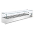 Polar G-Series Countertop Prep Fridge 8x 1/3GN with Glass Sneeze guard