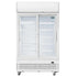 Polar G-Series Upright Display Cooler with Light Box Sliding Door - 950Ltr