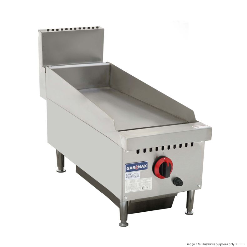GAS GRIDDLE NG 336x824x546  30MJ/HR NAT 3/4" REG