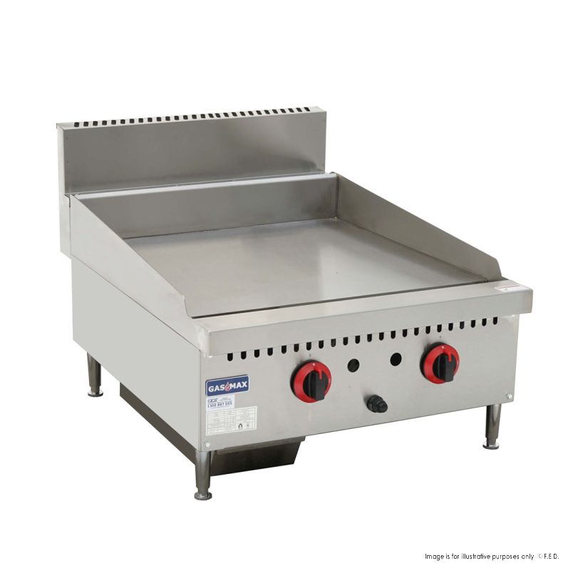 Gas Griddle 610x824x546mm NG-60mj/h  NAT 3/4 REG