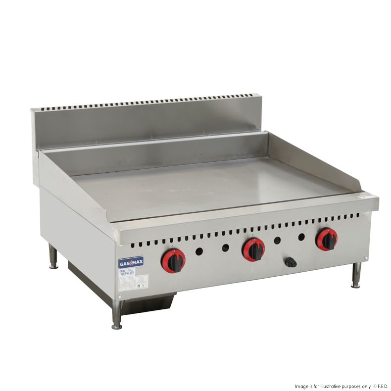 Gas Griddle 900x824x546mm NG-90mj/h NAT 3/4 REG