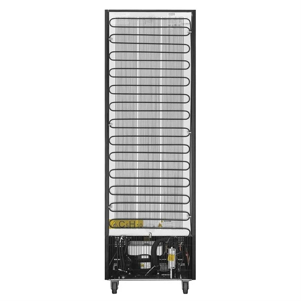 Polar G-Series Upright Display Fridge Black - 218Ltr