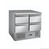 Thermaster Stainless steel 4-Drawers Compact Workbench Fridge - GNS900-4D