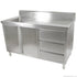 Kitchen Tidy Cabinet With Left/Right Sink 700mm Deep