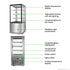 Bonvue Heated Display Cabinet - H-SF820V