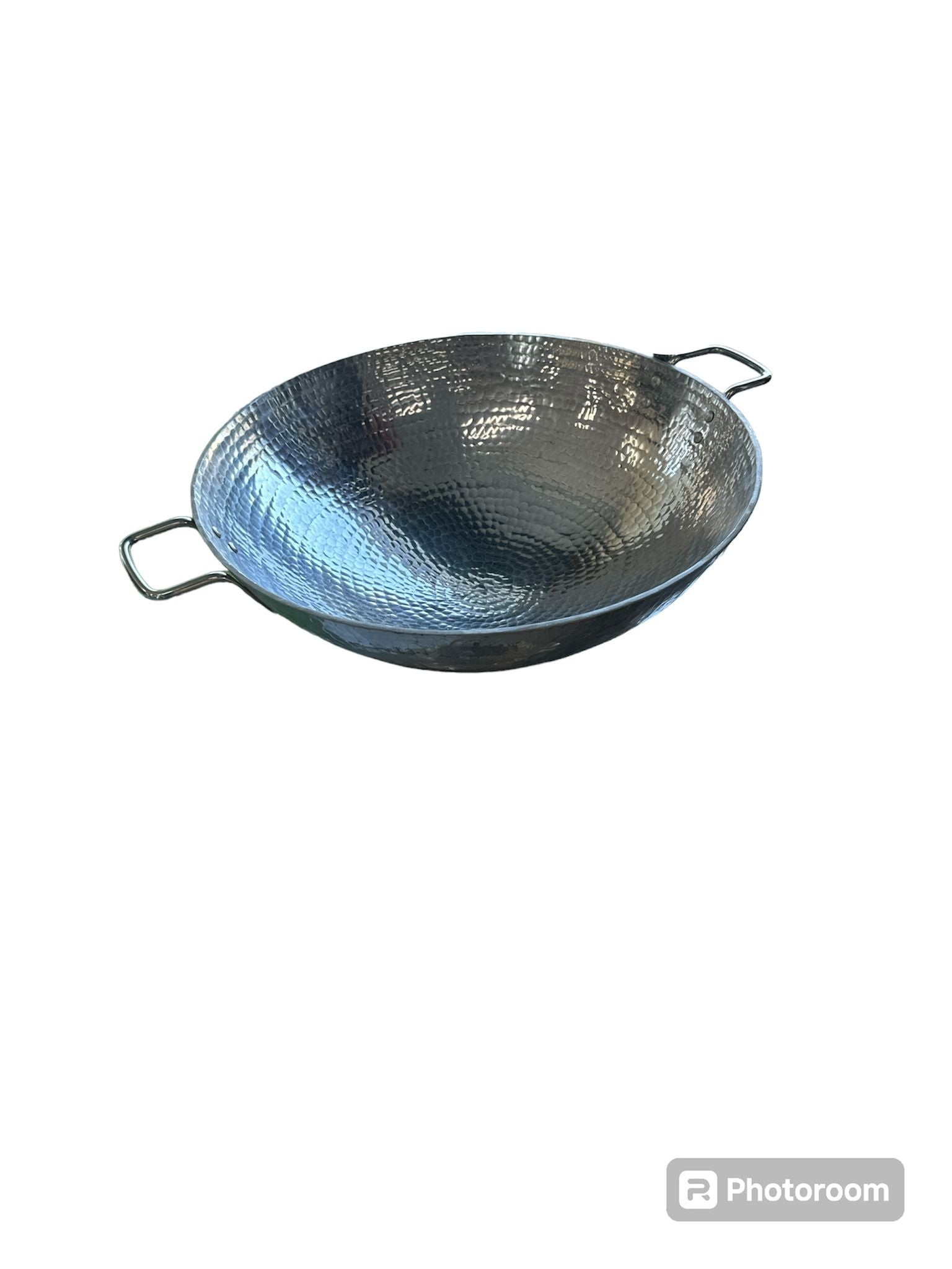 Aluminium Wok/Kadhai Hammered size 16