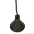 Pull down heat lamp black 270mm Round