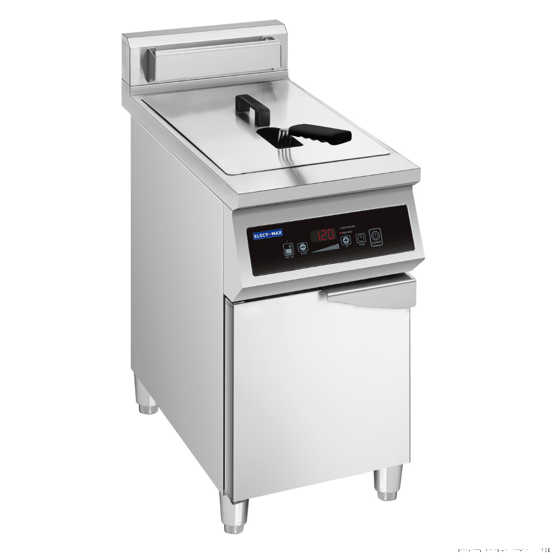 Electmax 700 Series Induction Single Fryer with Splashback