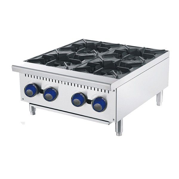 4 BURNER COOK TOPS W610 X D700 X H333 | COOKRITE 1 ATHP-24-4-LPG