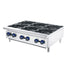 6 BURNER COOK TOPS W910 X D700 X H333 COOKRITE ATHP-36-6-NG