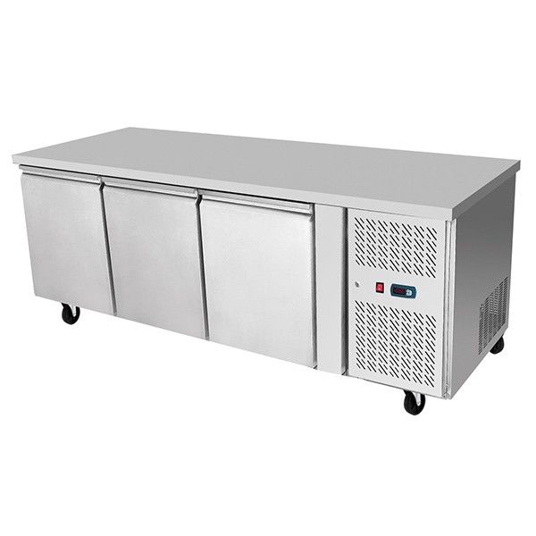 UNDERBENCH THREE DOOR COOLING FRIDGE TABLE 1795 MM EPF3432