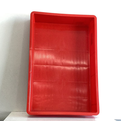 Pizza Tray 60x40x10cm Red/ Dough Container