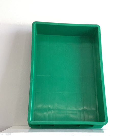 Pizza Tray 60x40x10cm Green/ Dough Container