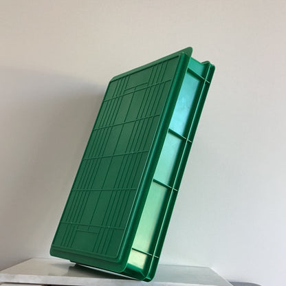 Pizza Tray 60x40x10cm Green/ Dough Container