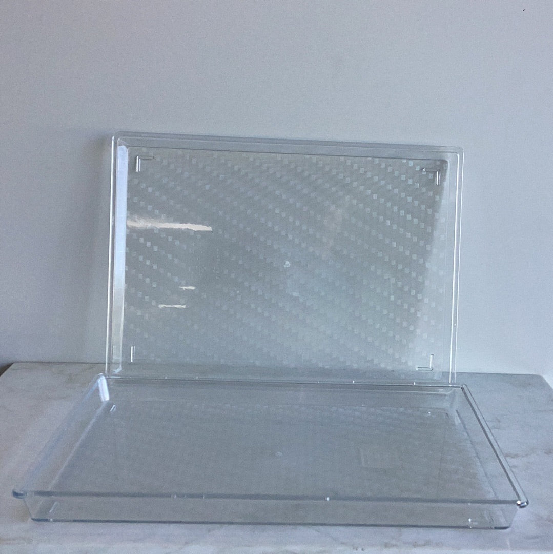 CLEAR PLASTIC TRAY - (35.5cm)