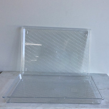 CLEAR PLASTIC TRAY - (35.5cm)
