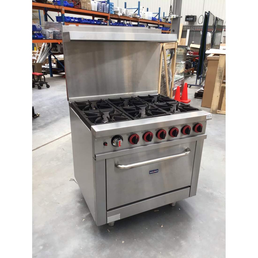 Ex-Showroom: Gasmax 6 Burner With Oven Flame Failure GBS6T-NSW1042