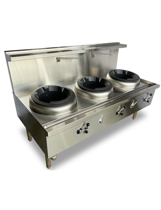 JASPER Triple Wok Range(duckbill burner) NG