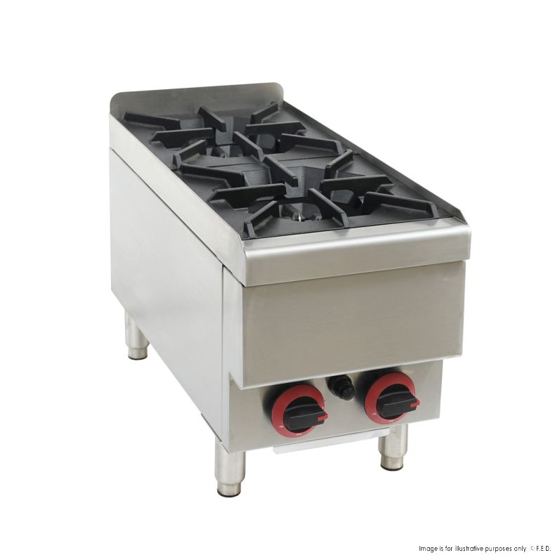 US-TR-2 GASMAX Benchtop Natural Gas 2 Burner Cooktop