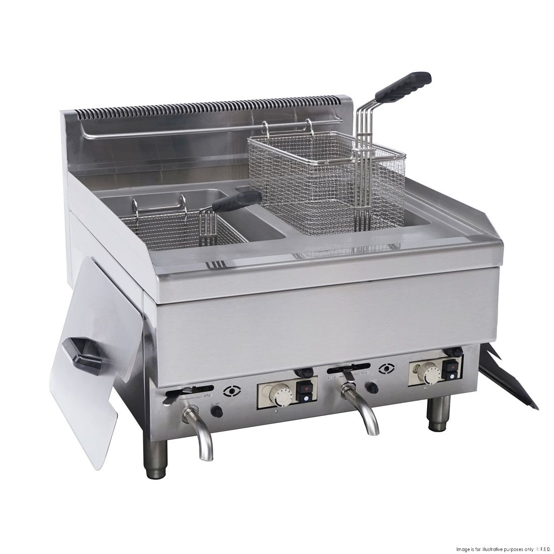 Countertop Natural Gas Fryer-20L