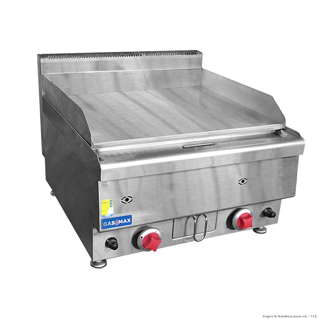 GASMAX Benchtop 2 Bunner Griddle