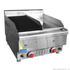 Gas lava rock grill and griddle 600x650x475mm
