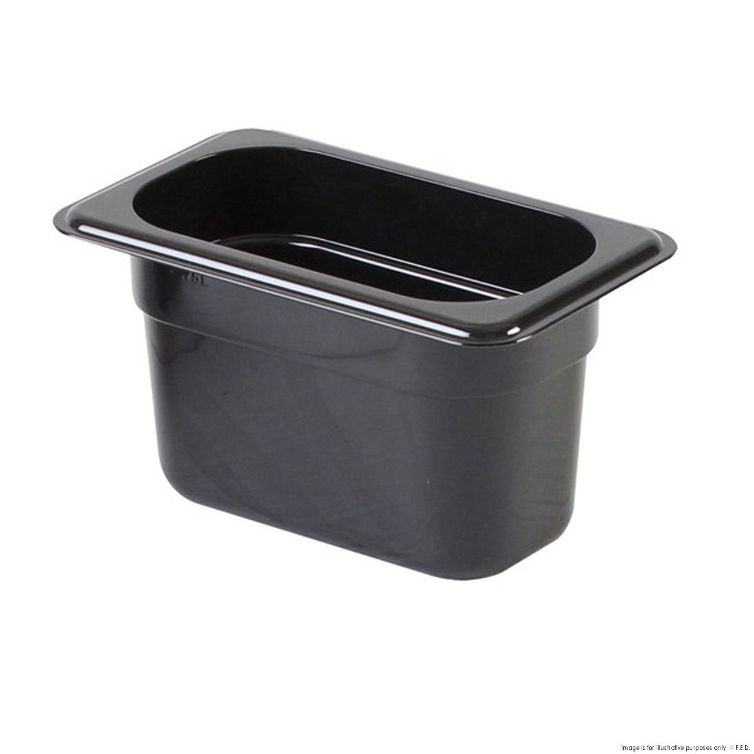 Black Poly 1/9 Gastronorm Pan