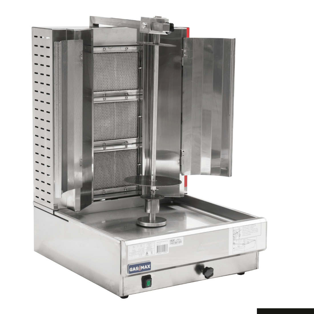 GasMax Semi-automatic 3 Burner NG Kebab Machine KB-3