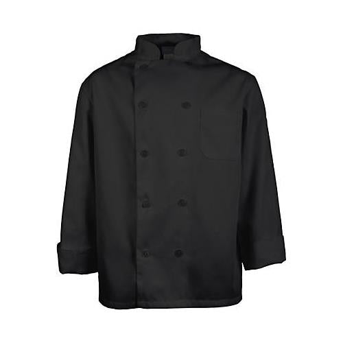 CHEF JACKET BLACK - SIZE LARGE