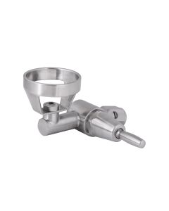 GUARDIAN - Stainless Steel 45 Degree Bubbler with Metal Mouthguard