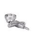 GUARDIAN - Stainless Steel 45 Degree Bubbler with Metal Mouthguard